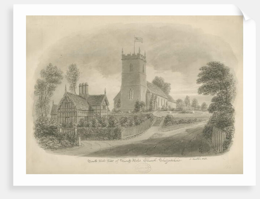 Sheriffhales Church by John Buckler
