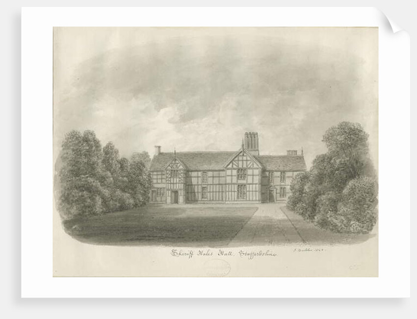 Sheriffhales Hall by John Buckler