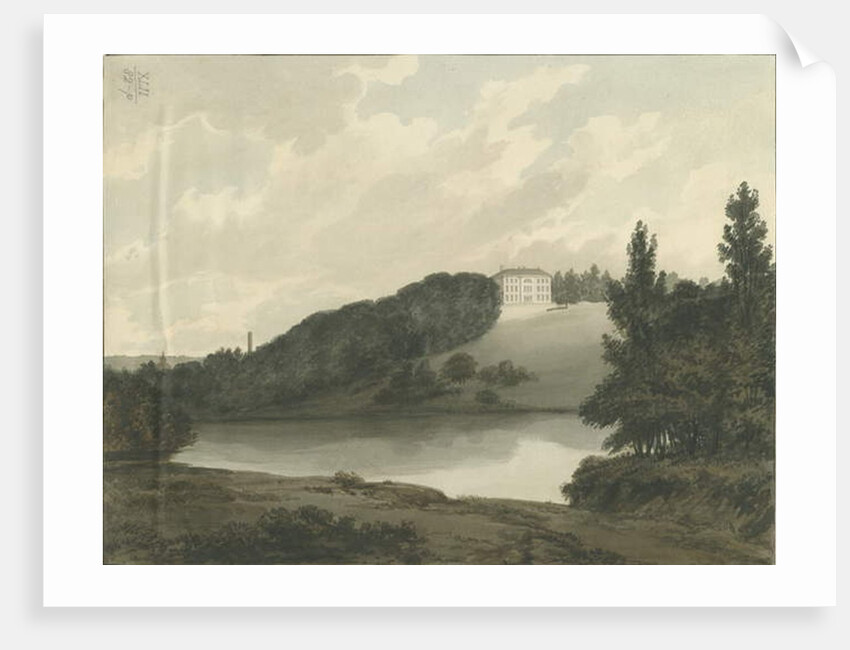 Soho - [Matthew Boulton's] House: water colour painting by Francis Eginton