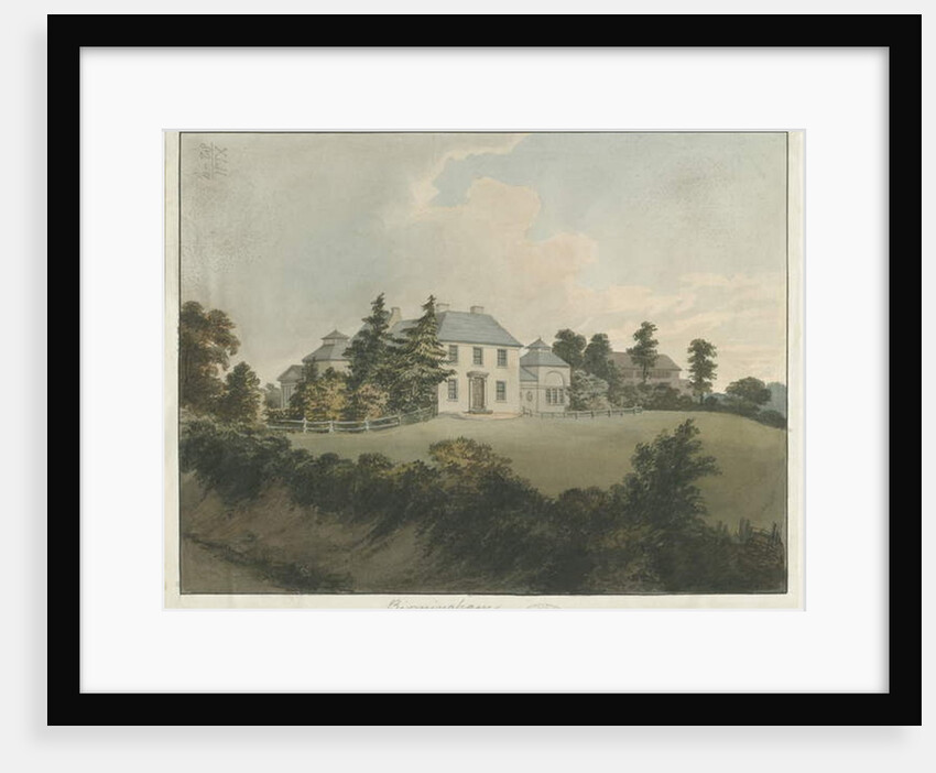 Soho - Francis Eginton's House: water colour painting by Francis Eginton