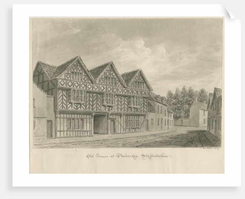 Penkridge Town - Old House by John Buckler