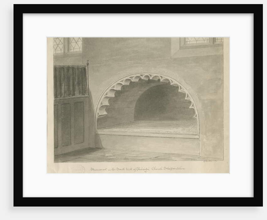 Penkridge Church - Monument in South Wall by George Buckler