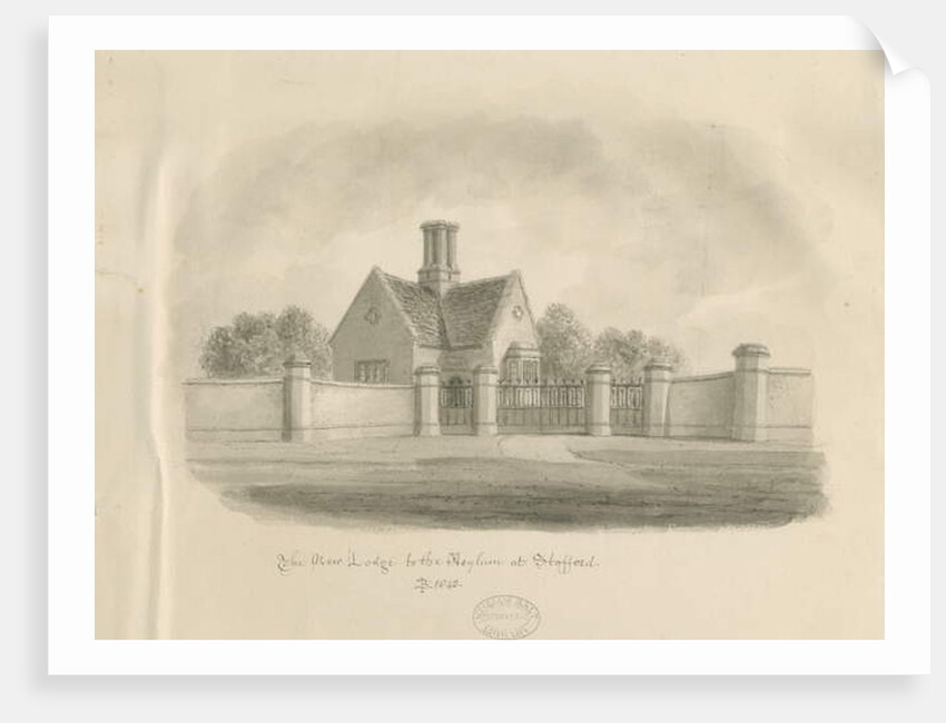 Stafford - New Lodge to the Asylum by John Buckler