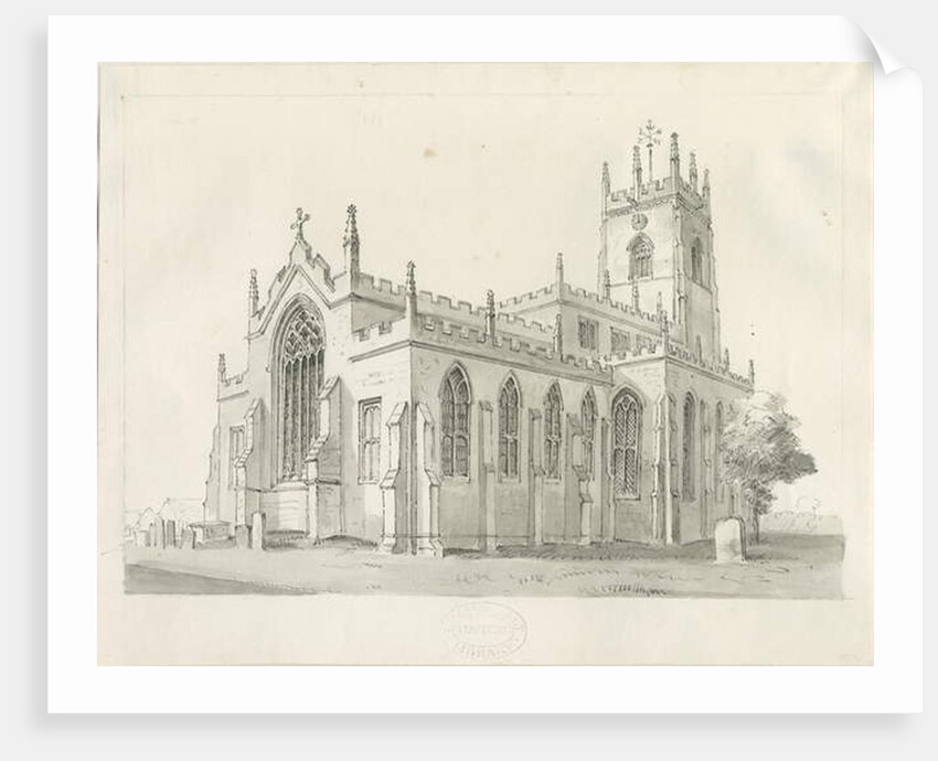 Penkridge Church by Thomas Peploe Wood