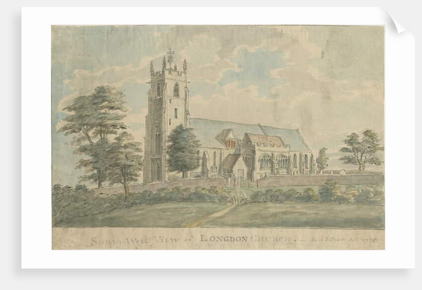 Longdon Church by Stebbing Shaw