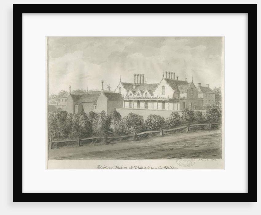 Stafford - Railway Station by John Buckler
