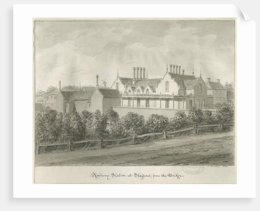 Stafford - Railway Station by John Buckler