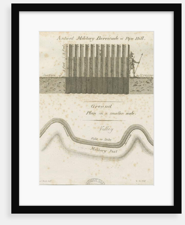 Pipehill - Military barricade by William Pitt