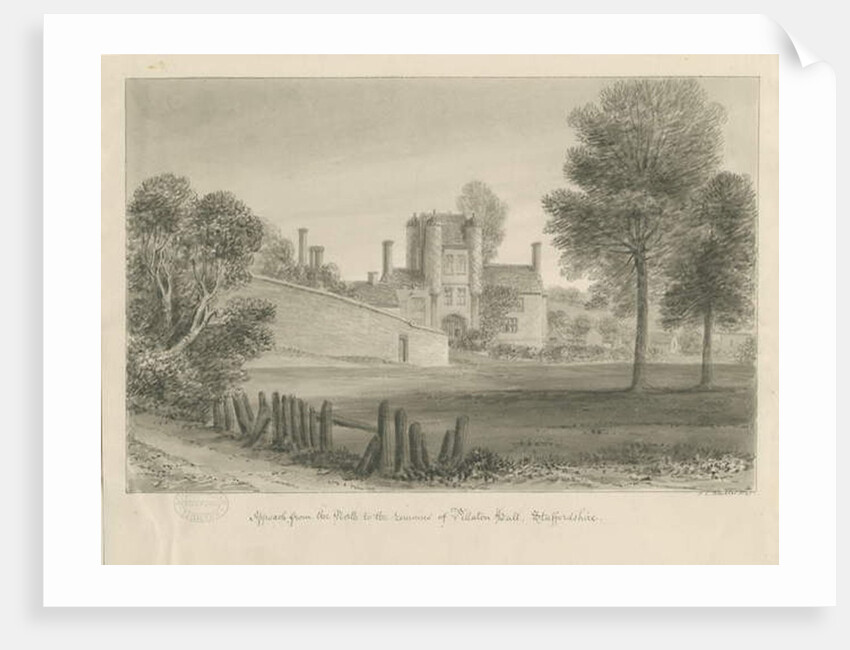 Pillaton Hall by John Chessell Buckler