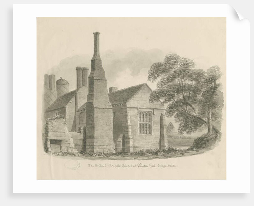 Pillaton Hall - Chapel by John Chessell Buckler