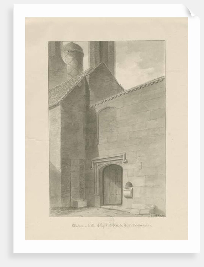 Pillaton Hall - Chapel Entrance by George Buckler