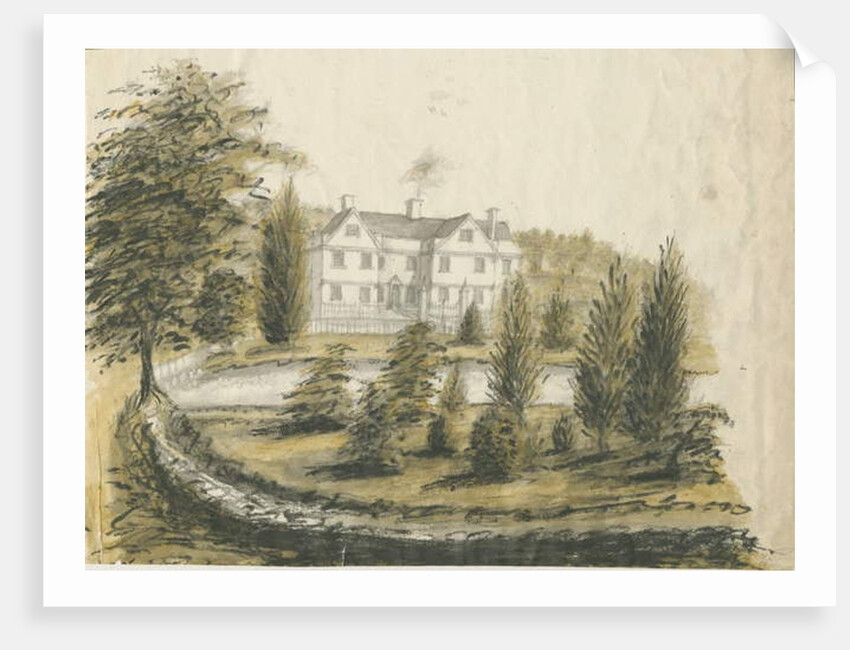 Madeley - Old House: water colour drawing by Stebbing Shaw