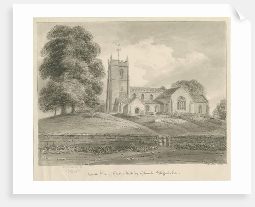 Madeley Church by John Buckler