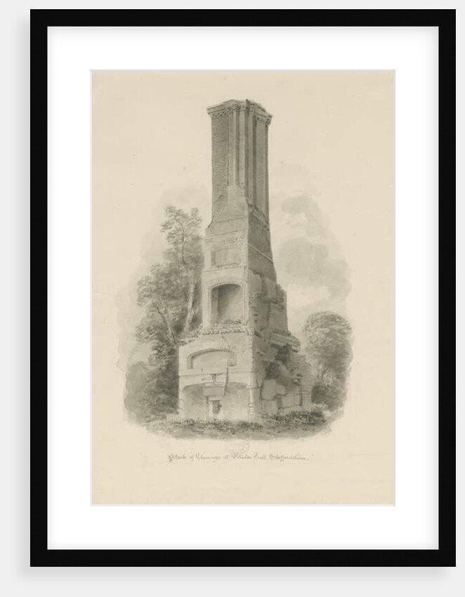 Pillaton Hall - Kitchen Chimney by John Buckler