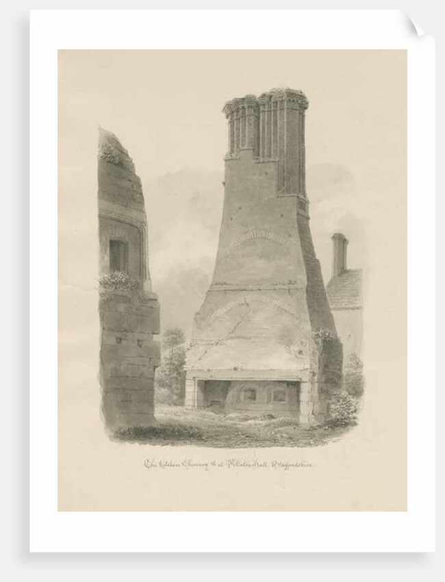 Pillaton Hall - Kitchen Chimney by John Chessell Buckler