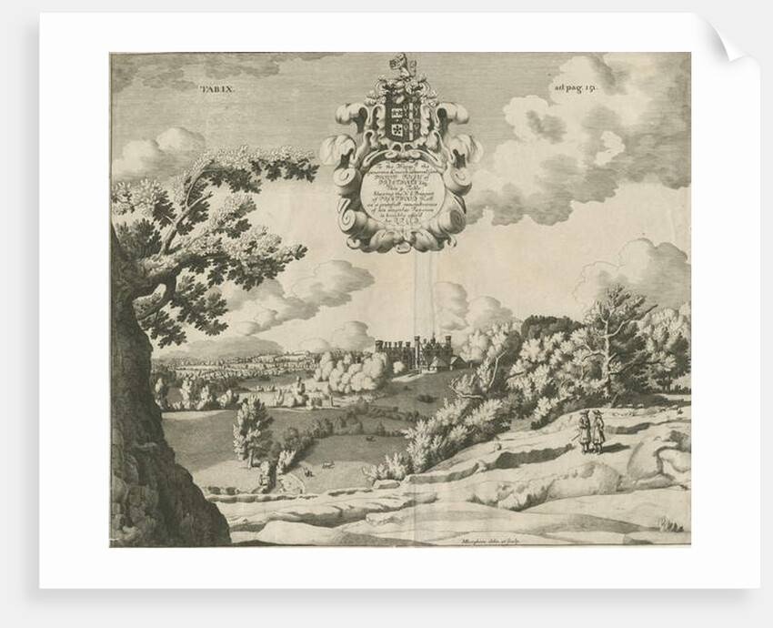 Prestwood Hall: engraving, nd [1653-1727] by Michael Burghers