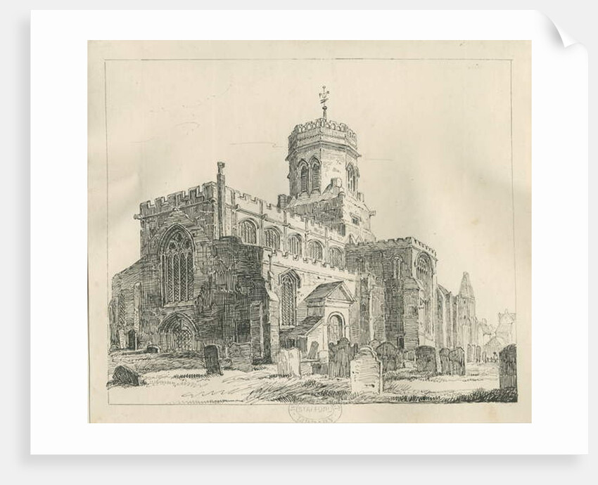 Stafford - St. Mary's Church by Thomas Peploe Wood