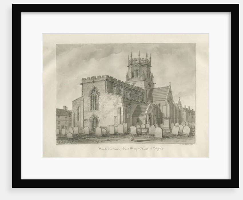 Stafford - St. Mary's Church by John Buckler