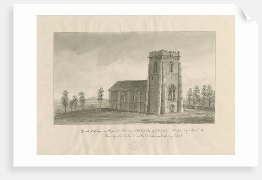 Ranton Abbey [Priory] by John Buckler