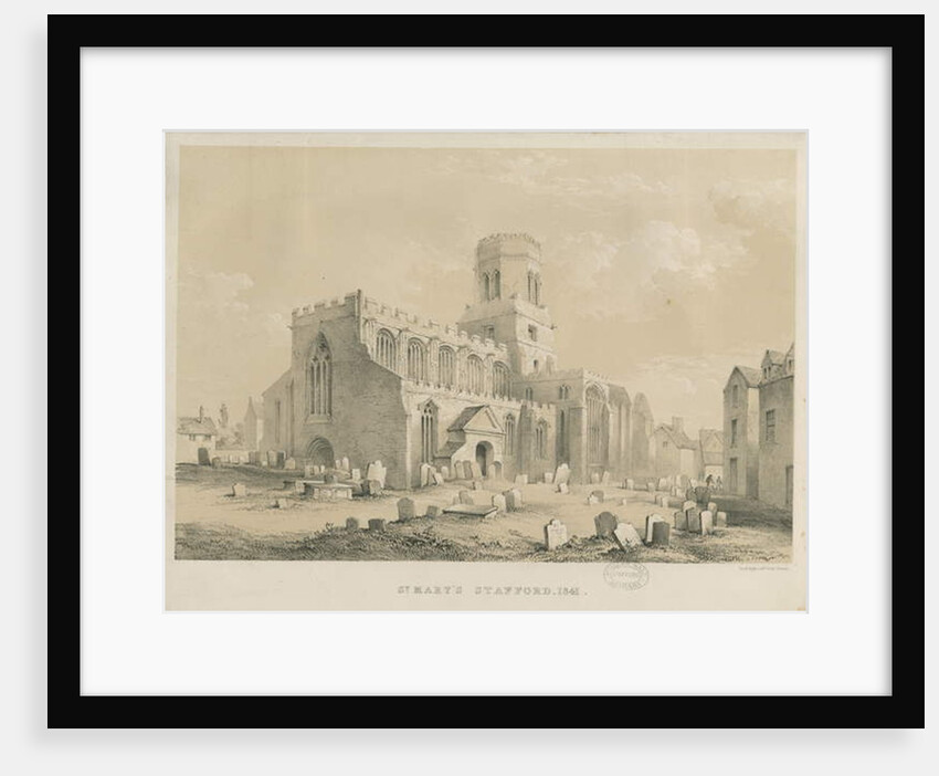 Stafford - St. Mary's Church by Louis Haghe