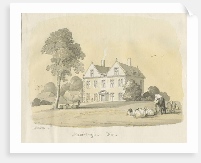 Marchington Hall by Thomas Peploe Wood
