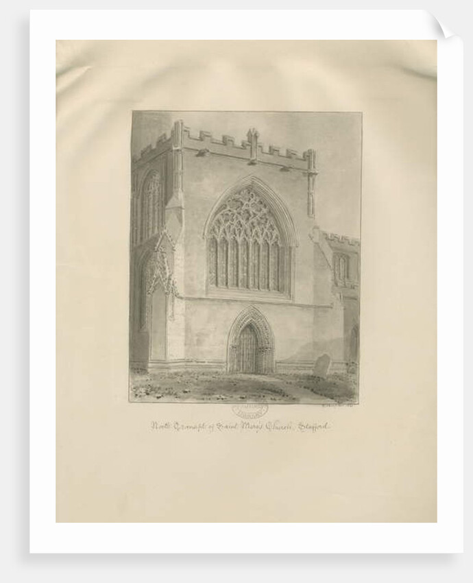 Stafford - St. Mary's Church by George Buckler