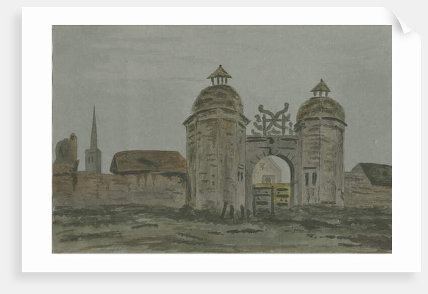 Hamstall Ridware Hall - Porters' Lodges by Allen Edward Everitt
