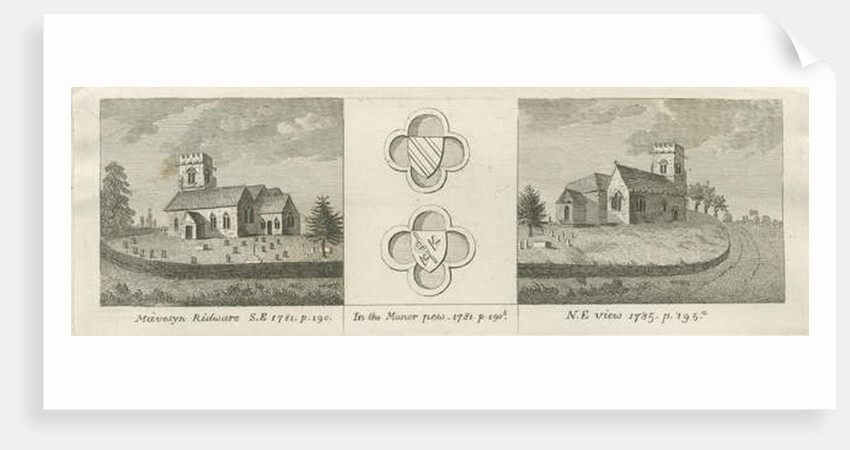 Mavesyn Ridware Church by Stebbing Shaw