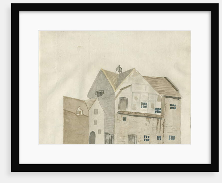 Stafford - The Old House of Correction: water colour painting by School English
