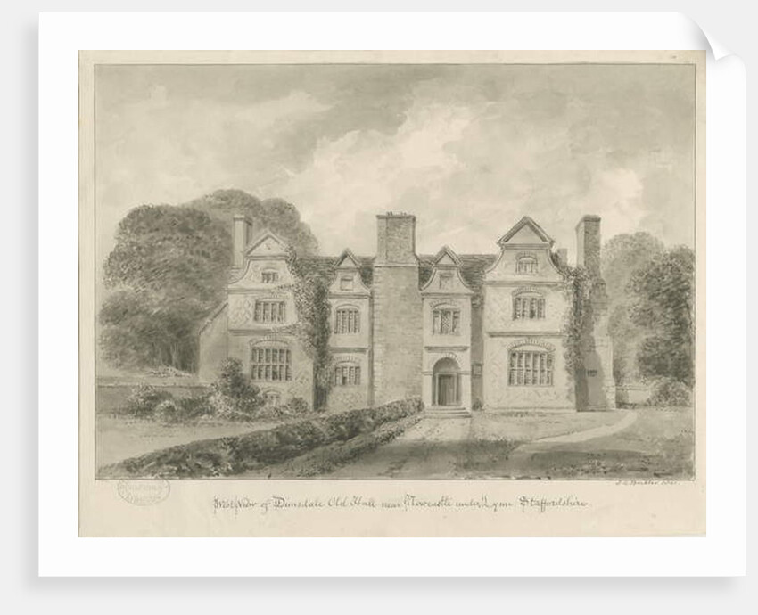 Dimsdale Old Hall by John Buckler