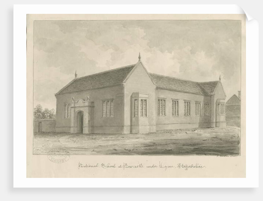 Newcastle-under-Lyme - National School by John Buckler
