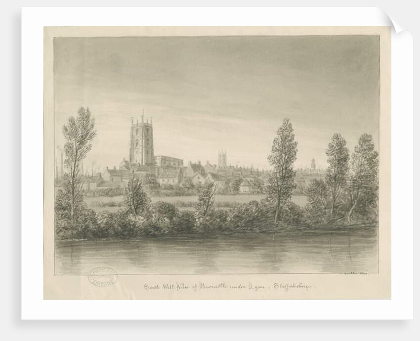 Newcastle-under-Lyme Town by John Buckler