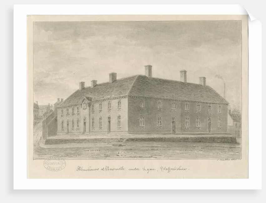 Newcastle-under-Lyme - Almshouses by John Buckler