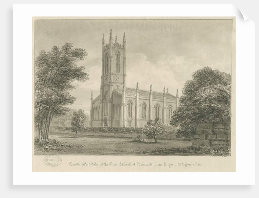 Newcastle-under-Lyme - 'St. George's' by John Buckler