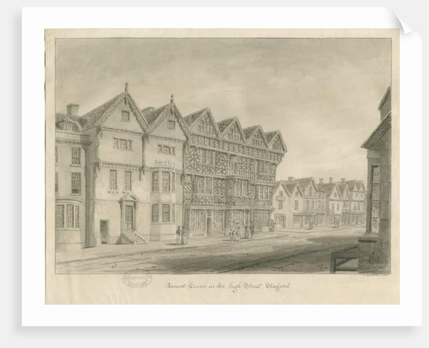 Stafford - Ancient 'High House' by John Buckler