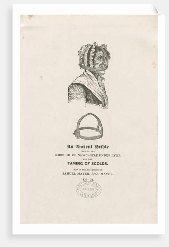 Newcastle-under-Lyme - A Scold's Bridle by School English