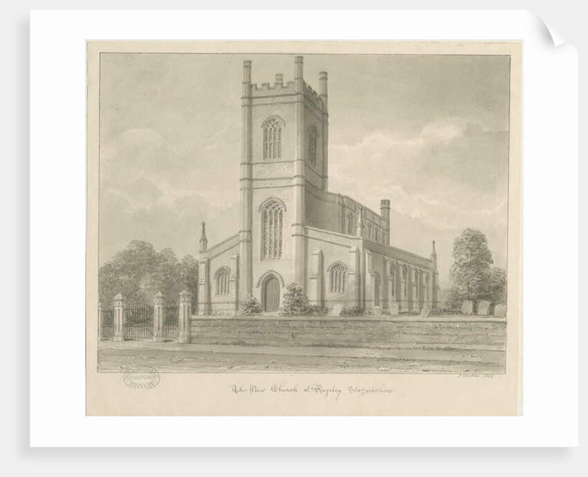 Rugeley Church by John Buckler