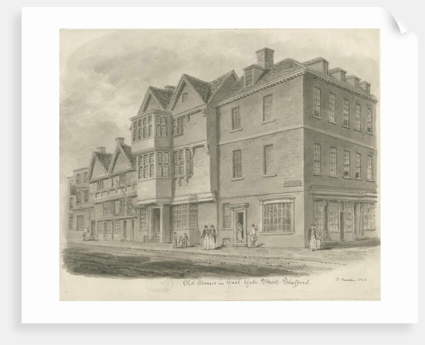 Stafford - Maid's Head Inn by John Buckler