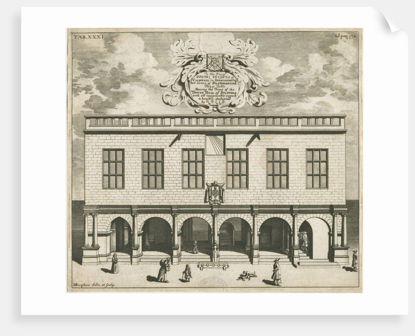 Stafford - Shire Hall by Michael Burghers