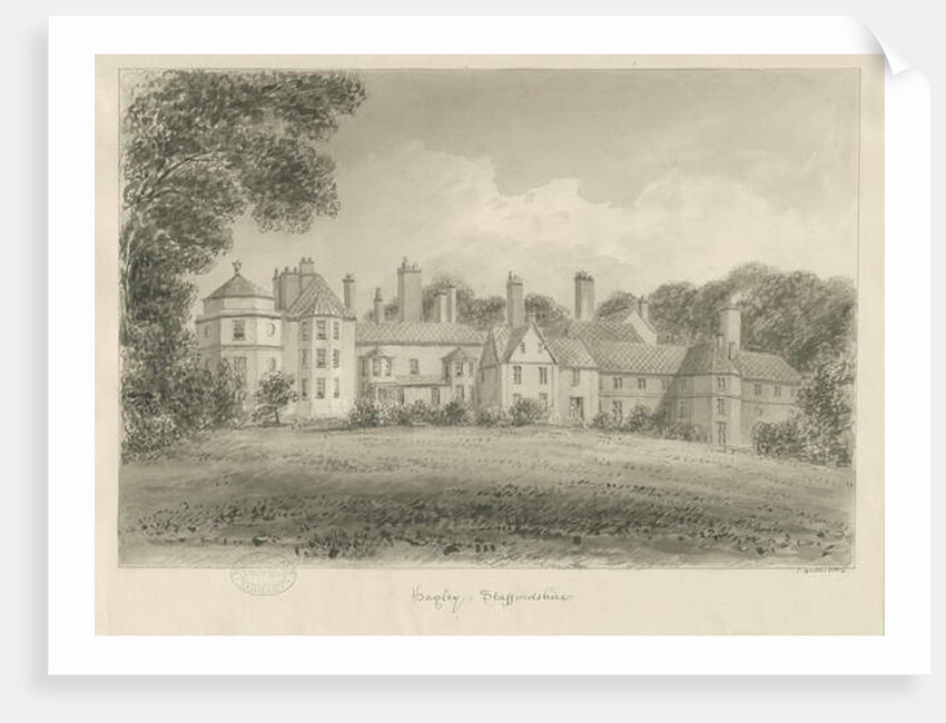 Hagley Hall by John Buckler