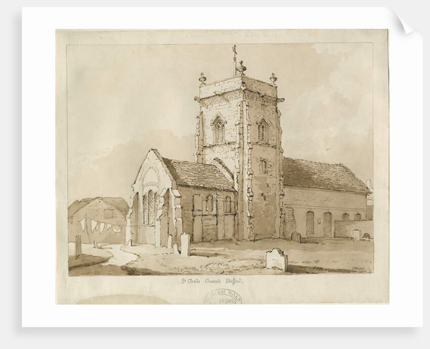 Stafford - St. Chad's Church by Thomas Peploe Wood