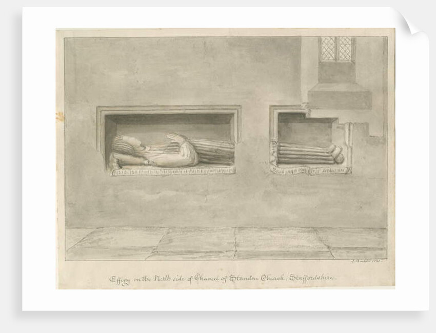 Standon Church - Wall Tomb [to Nicholas Hyde] by John Buckler