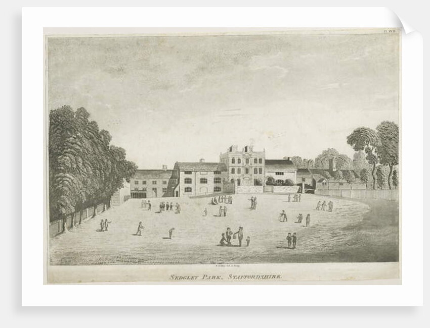 Sedgley Park School: aquatint engraving by School English