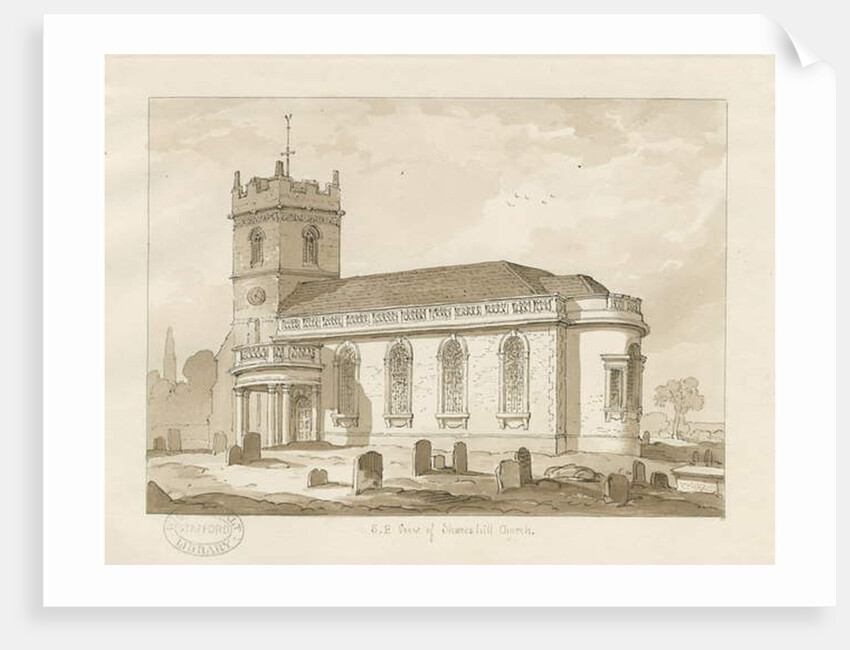 Shareshill Church by Thomas Peploe Wood