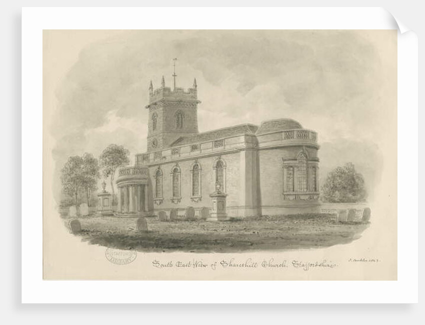 Shareshill Church by John Buckler