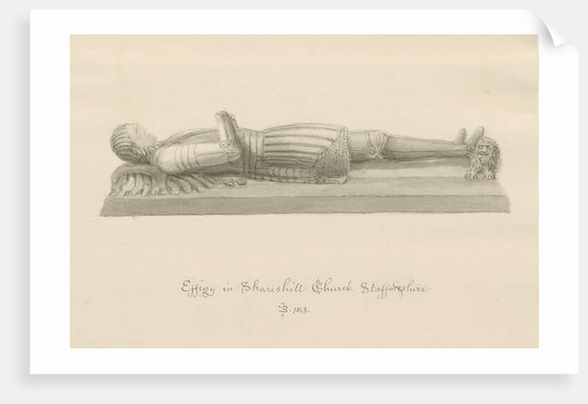 Shareshill Church- Monumental effigy to [Sir Humphrey Swynnerton] by John Buckler