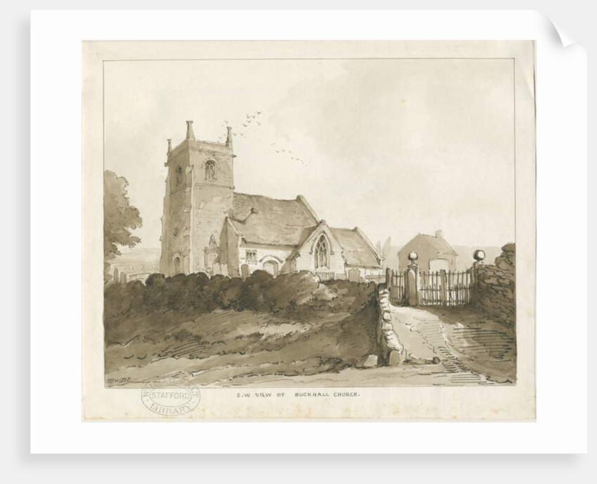 Bucknall Church by Thomas Peploe Wood