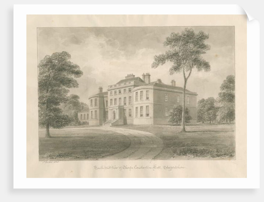 Thorpe Constantine Hall by John Buckler