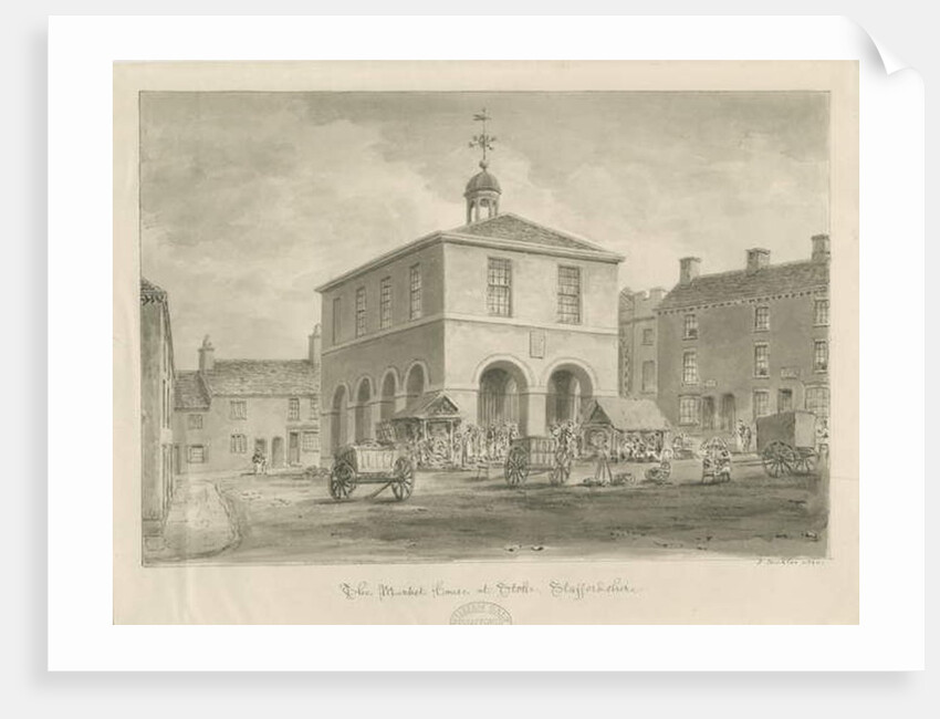 Stoke-upon-Trent - Market House by John Buckler