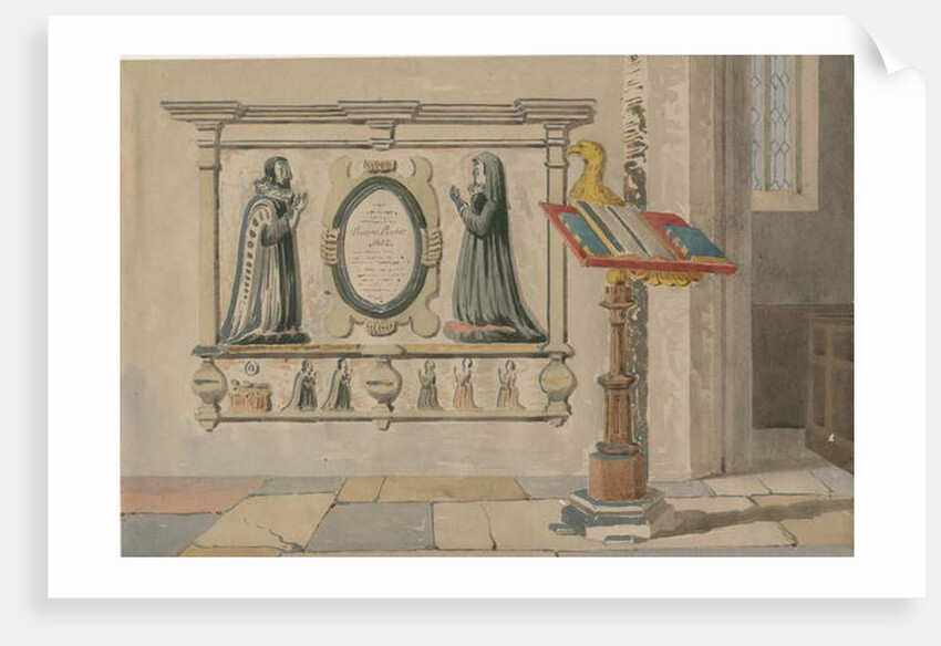 Wednesbury Church - Monument to Thomas and Eleanor Parkes by Allen Edward Everitt